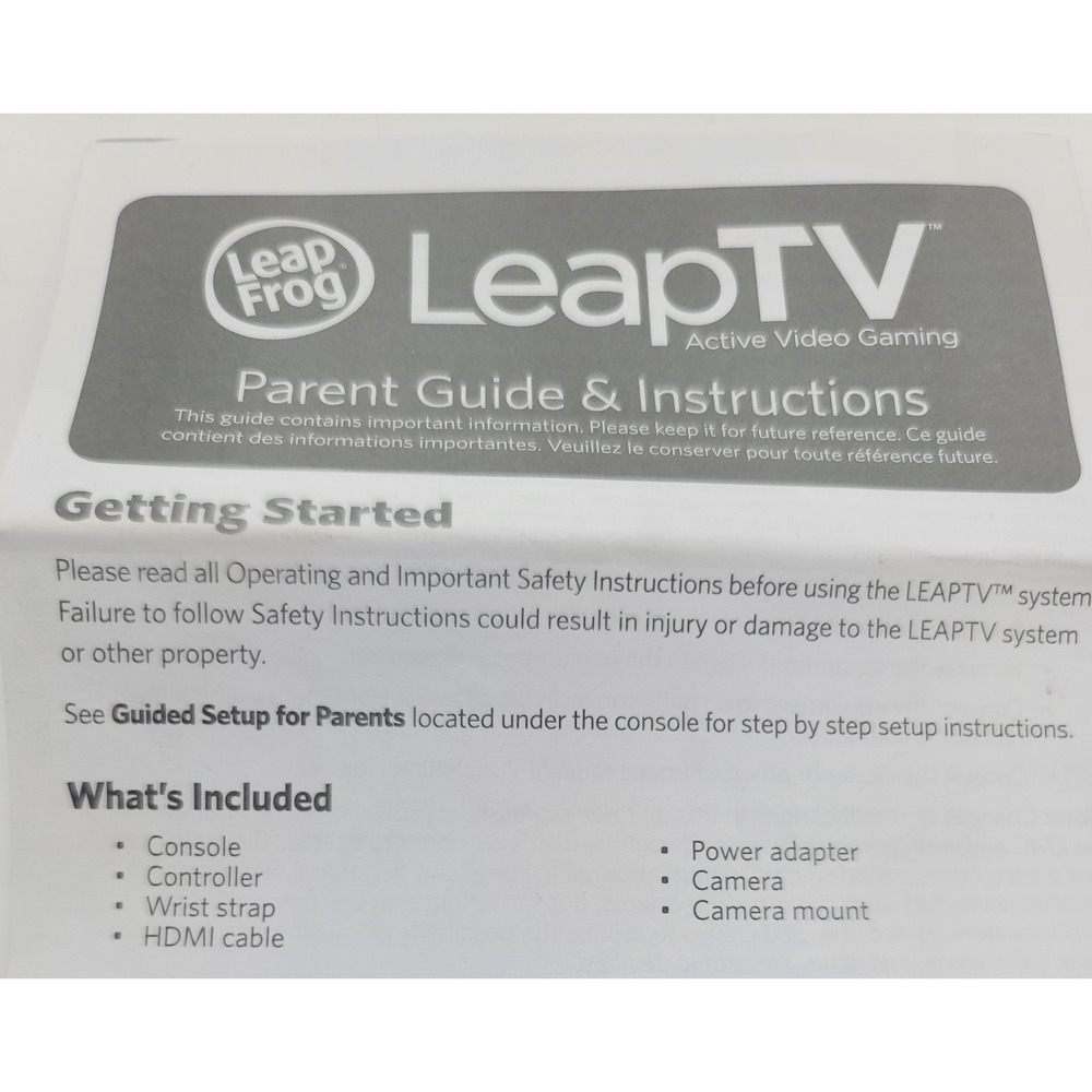 LeapFrog LeapTV Educational Game System Bundle 7 Games Camera Tested READ - Picture 3 of 7